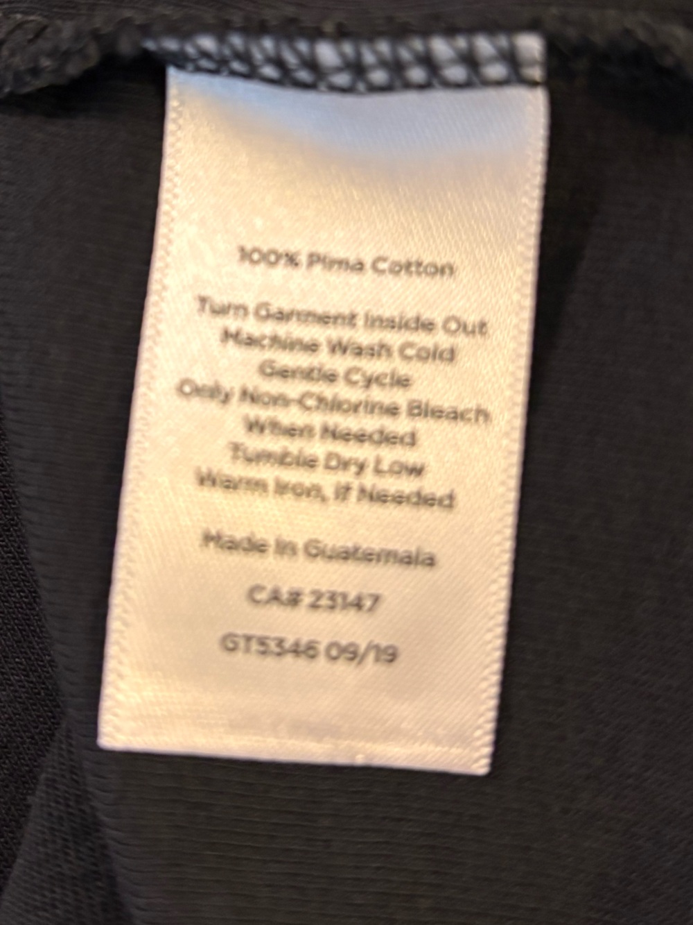 Talbot’s Black Tee 3X 3/4 sleeve - Picture 6 of 6